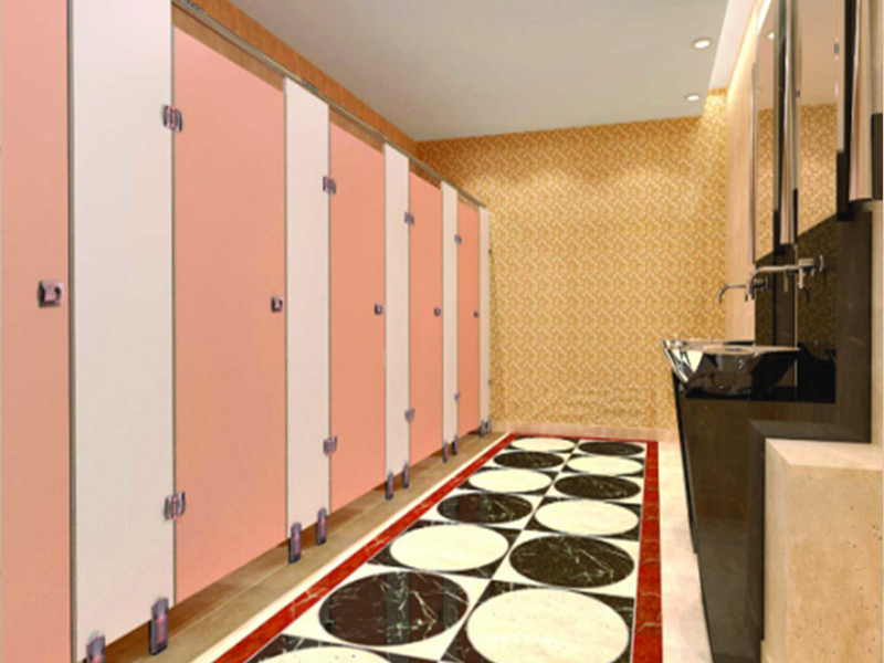 粉色抗倍特板-衛(wèi)生間隔斷